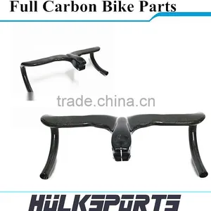 NEW Design Glossy Surface 3k Carbon Road Bike Handlebar 80/90/100/110mm Handlebar Integrated With Cheap Price thumbnail-4