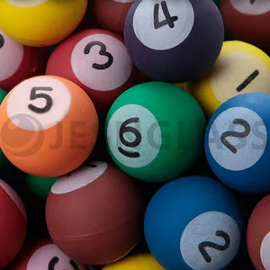Factory Wholesale Various Design High Bouncy Ball Billiards Bouncy Toy Rubber Balls thumbnail-3
