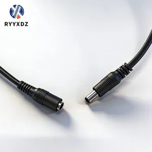 DC Male and Female 12V Router Camera Adapter LED Light Strip Car Equipment Power Extension Cable5-meter Plug thumbnail-2