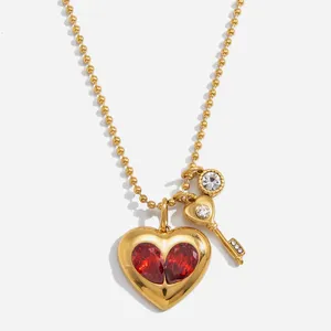 0.5 Micron TiN Layer Plated Stainless Steel Necklace Scratch Resistant thumbnail-1