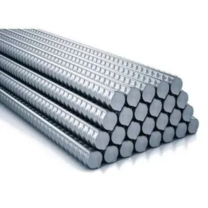 HRB400 HRB500 8mm 10mm 12mm Cement Iron Rod Reinforcing Deformed Rebar Steel Bars Rod for Building thumbnail-1