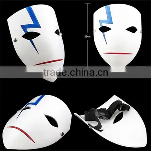 Promotion Bottom Wholesale Price Movie Theme Darker Than BLACK Mask for Halloween Cosplay Resin Japanese Anime Cosplay Mask thumbnail-1
