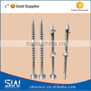 Hot Dipped Galvanized Ground Screw Anchor for Solar thumbnail-6