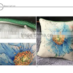 Hand Work Cushion Covers Car Seat Insert Pillow Home Decor Printed Cushion thumbnail-3