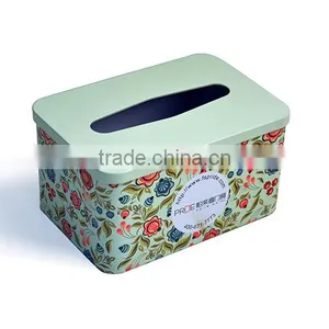 Napkin Tin Boxes,tin Box With Window,favorable Rectangular Soap Tin thumbnail-1