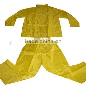 Hooded Waterproof Mens Comfortable Nylon Raincoat thumbnail-1