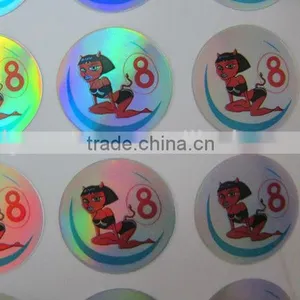 Custom Adhesive Shiny Sticker Label/circle,square Sticker thumbnail-1