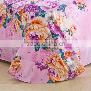 China Made Wholesale Romantic Style Best Cotton 4 Pcs Bedding Set thumbnail-4