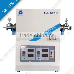 1700 Degree C Dual-zone High Temperature Tube Furnace SGL-1700 thumbnail-1