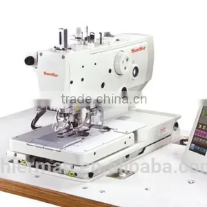 SunSir SS-T9820 High-speed Electronic Eyelet Button Hole Industrial Sewing Machine thumbnail-1