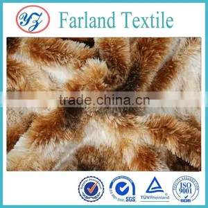 100%polyester Textile and Apprel Fabric PV Velvet Plush thumbnail-2