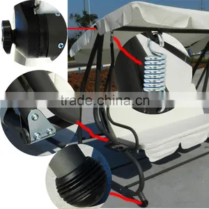 Entertainment Leisure High Quality Luxury Patio 3 Seat Adult Outdoor Garden Swing thumbnail-6
