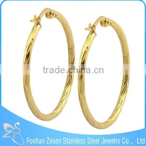 ZS17268 Beautiful Designed Hoop Earrings 2 Gram Gold Beautiful Designed Earrings thumbnail-3