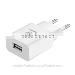 BASEUS 2.1A Fast Charging Single USB Travel Charger Adapter For IPhone SE/6/6S Travel Charger Adapter EU Plug For SamsungTB-0222 thumbnail-5