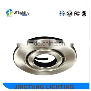3.5'' Matte White and BN Color Adjustable Inner Ring Gimbal Trim Fit for Led Pot Light and Bulb Etl Listed thumbnail-2