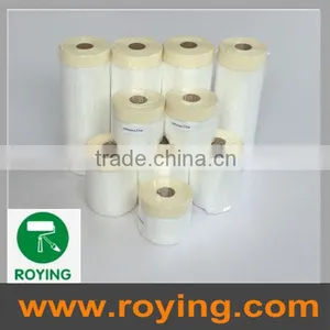 Plastic Drop Sheet/ Dust Cover/ Pre-taped Auto Paint Masking Film thumbnail-1