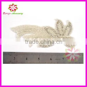 Wholesale Bridal Crystal Embellishments Rhinestone Appliques for Wedding Dresses thumbnail-1