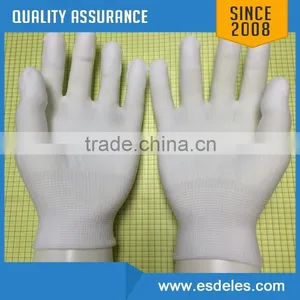 Wholesale Antistatic Nylon Carbon Fiber pu Palm Coating Work Glove thumbnail-1