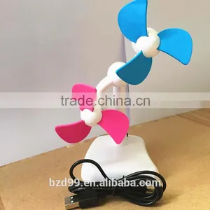 Promotional Items Double Blade Motors Revolutionary USB Small Electric Fan Motor thumbnail-5