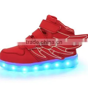 Kids Girls Boys LED Light Sneakers Luminous Casual Flashing Usb Charger Led Shoes thumbnail-6
