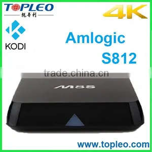 Dual Band Wifi and Bluetooth Amlogic S812 Quad Core TOPLEO M8S Kodi 2gb Ram Android tv Box thumbnail-1