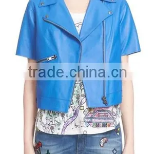 Beautiful Home Style Women Fashion Leather Jacket thumbnail-1