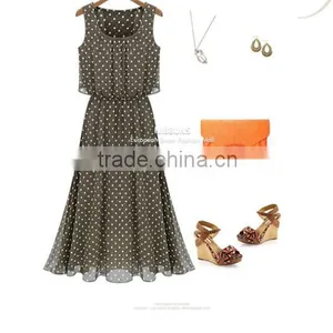 2015 Middle Aged Woman Fashion Dress thumbnail-2