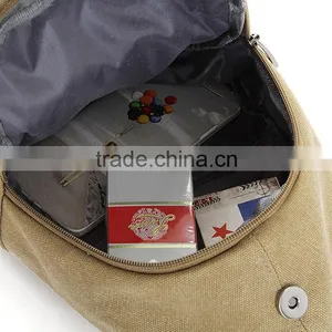 Fashion Canvas Outdoors Travel Backpack Bag Male Postman Bag thumbnail-4