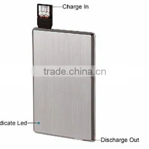 Most Thin Credit Card Power Bank With USB Flash thumbnail-4