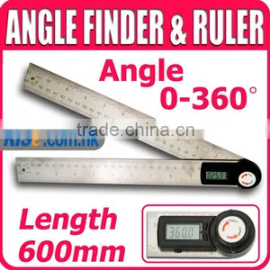 Digital AngleFinder 360 Degree 2in1 Protractor Ruler Angle Meter thumbnail-1