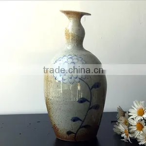 Jingdezhen Blue And White Floret Bottle Hand-Painted HY0013 thumbnail-5