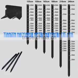 Australian Star Pickets / Y Posts Hot Dip Galvanised Or Black Tar Dipped thumbnail-2