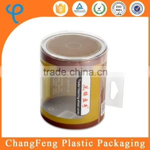 Custom Logo Clear Plastic Cylinder Box for Mouse Storage thumbnail-1