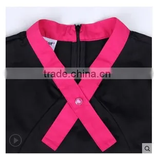 he Waiter Work Clothes, Hotel Uniforms Dining Restaurant Female Short Sleeved Summer Clothing thumbnail-3