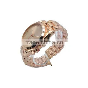 Rose Gold Quartz Wrist Watch With 2 Pushers for Ladies thumbnail-2