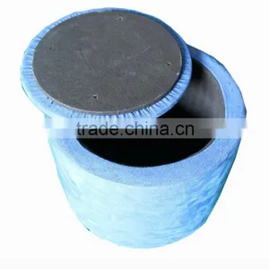 2015 Hot Sale Round Fabric Ottoman Pouf Stool/moroccan Pouf thumbnail-2