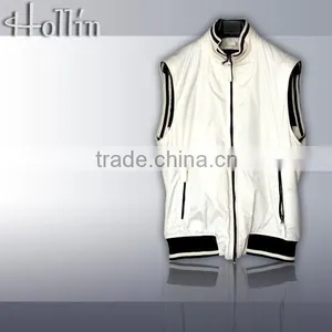 Casual Men's Spring Vest 2016 White thumbnail-1