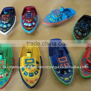 Tin Toys Boats New Handpainted Tugs thumbnail-1