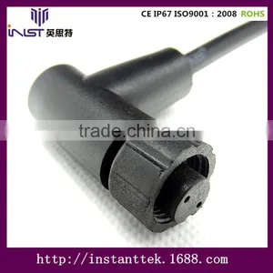 INST M12 90 Degree 2pin Waterproof Connector thumbnail-2