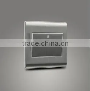 2015 New BS Design 1 Gang 2 Way Round Wall Swithc With Indicator thumbnail-2