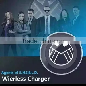2015 New Products Hot Selling Avengers Edition Universal Wireless Charging Pad for Samsung Galaxy S6 S6 Edge Iphone 6 6+ thumbnail-5