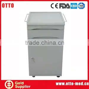 Steel Plastic Metal Mobile Bedside Cabinet thumbnail-1