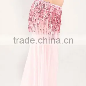 Swegal SGBDJ13005 Fashion Light Sexy Belly Dance Paillette Hip Scarf thumbnail-1