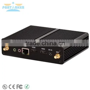 Small pc P5 Personal Mini PC Baytrail Fanless Nuc Mini pc With USB 3.0 Intel Celeron N2810 BayTrail Dual Core 2.0Ghz Mini pc thumbnail-1