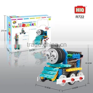 4 in 1plastic Eletronic rc Building Block Train Toy Educational thumbnail-1