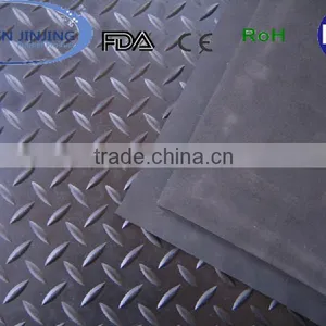 EPDM/KFM/NR/NBR/ SBR/CR/SG Customized Decoration Pattern Skid-proof Rubber Sheet/ thumbnail-4