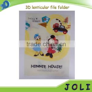 3D Lenticular PP Plastic L Shape File Folder thumbnail-2