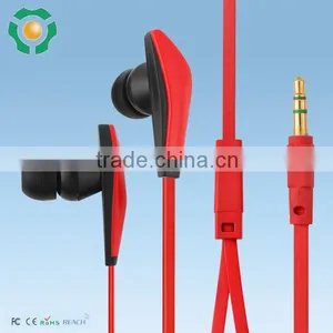 Flat Cable in Ear Earphones Promotion Stereo Earphone Custom Logo in Bulk thumbnail-3