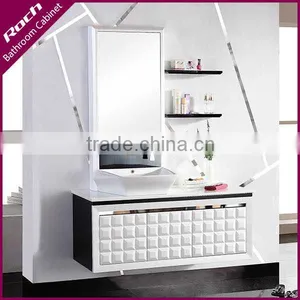 ROCH 8004 Top Quality Plywood Bathroom Vanity Manufactory With Stone Top thumbnail-1