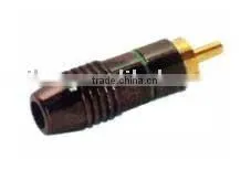 Metal Gold Plated High Quality RCA PLUG thumbnail-1
